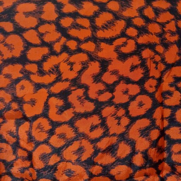 ROCOCO SAND/Tuckernuck Red Print Long Sleeve Tie Neck Lace Detail Blouse XS - Picture 7 of 9